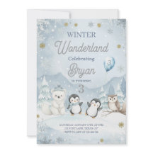 A Wild Winter Wonderland Birthday