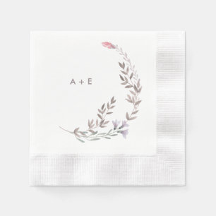 A Wildflower Wedding Napkin