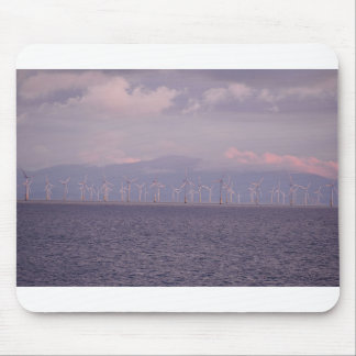 A Wind Farm On The Irish Sea near Liverpool, Mouse Pad
