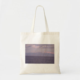 A Wind Farm On The Irish Sea near Liverpool, Tote Bag