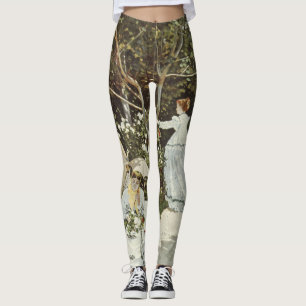 A Windmill at Zaandam Claude Monet      Leggings