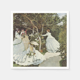 A Windmill at Zaandam Claude Monet      Napkin