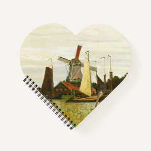 A Windmill at Zaandam Claude Monet Notebook