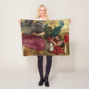 A Windy Day by Gaetano Bellei Fleece Blanket
