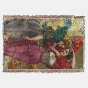 A Windy Day by Gaetano Bellei Throw Blanket