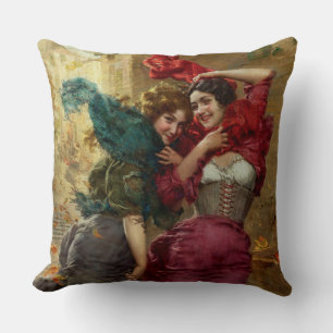 A Windy Day by  Gaetano Bellei Throw Pillow