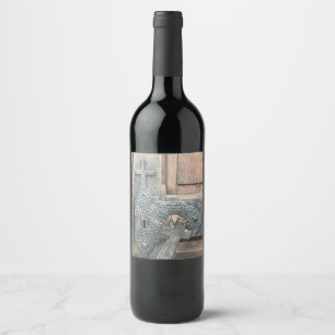 A wine bottle label straight from France!