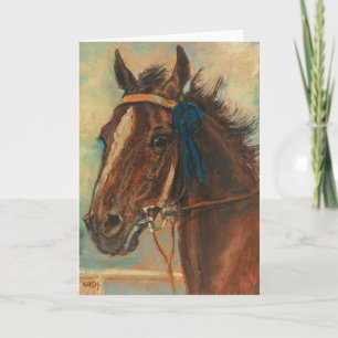A Winning Horse   Ludwig Koch Card