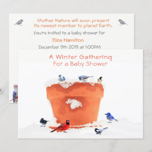 A Winter Baby Shower-Gender Neutral: Invitation