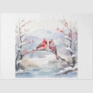 A Winter Cardinal Series Design 6 Tissue Paper