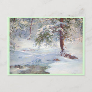 A Winter Idyll  Holiday Postcard