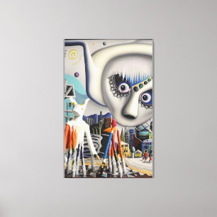 A Winter Wonder Diorama-Land Ken Gage Canvas Print