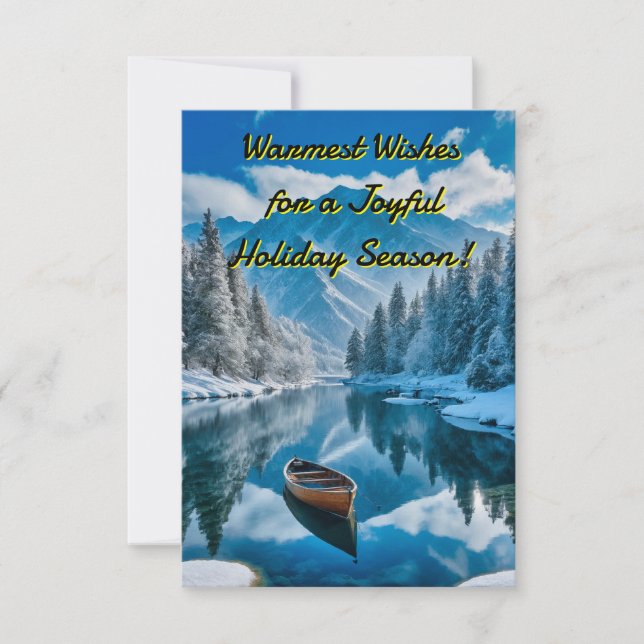 A Winter Wonderland Invitation (Front)