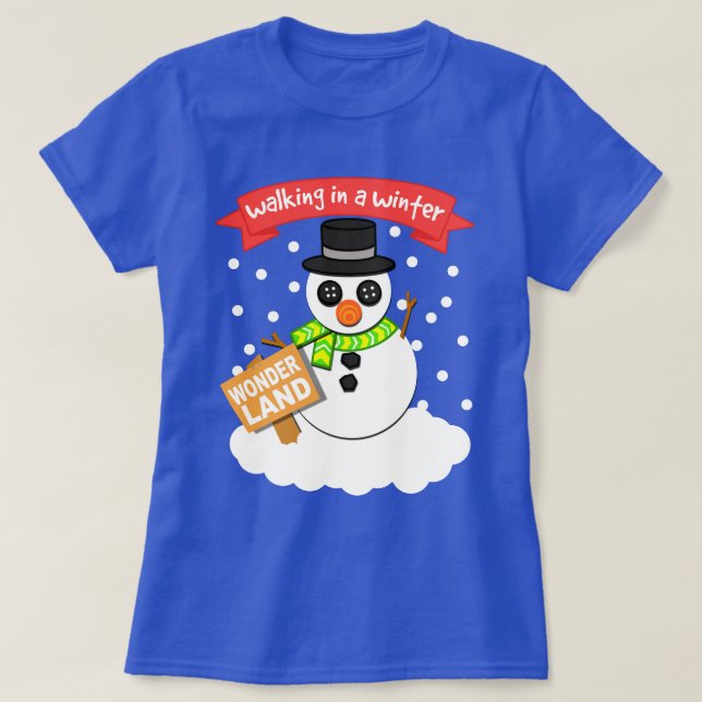 A Winter Wonderland T-Shirt (Design Front)