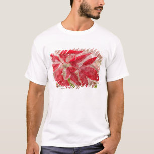 A winters ice storm covering the leaves of T-Shirt