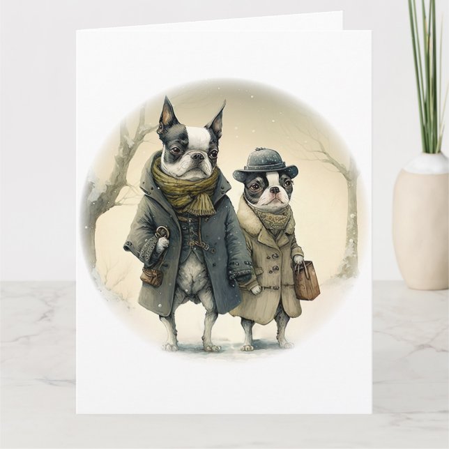 A Winters Walk Card (Front)