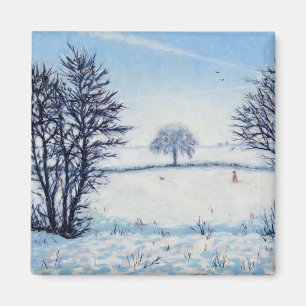 A Winters Walk Magnet