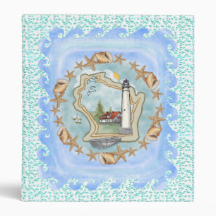 A Wisconsin Shells Lighthouse Binder