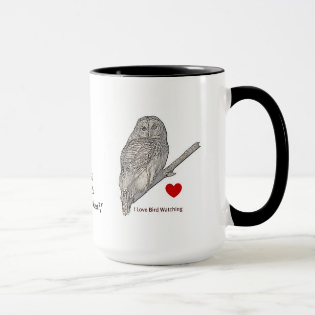 A Wise Old Owl Mug (Right)