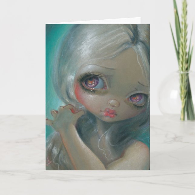 "A Wistful Moment" Greeting Card (Front)