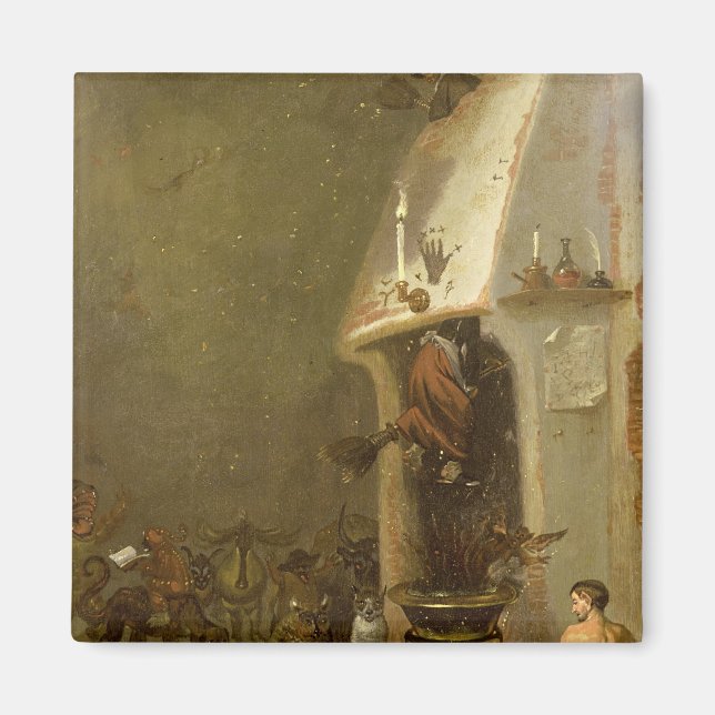 A Witch's Tavern Magnet (Front)