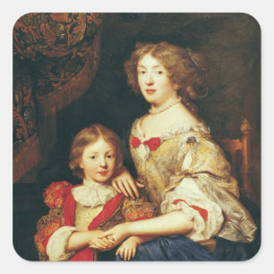 A Woman and her Son Square Sticker