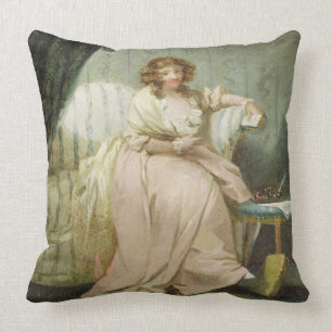 A Woman Called Anne, the Artist's Wife, c.1790-180 Throw Pillow