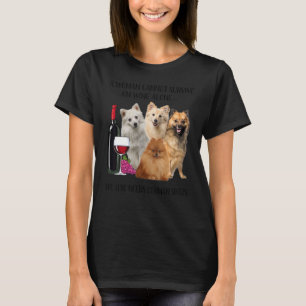 A Woman Cannot Survive On Wine Alone German Spitz T-Shirt