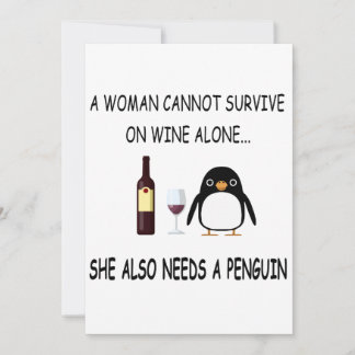 a woman cannot survive on wine t-shirts