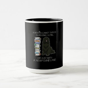 A Woman Cannot Survive Reading Alone Newfoundland Mug