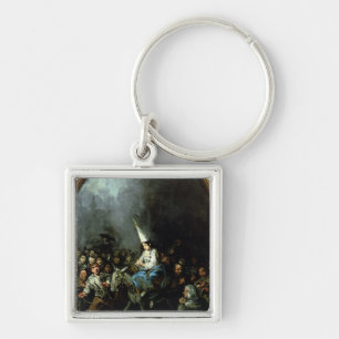 A Woman Damned by The Inquisition Keychain