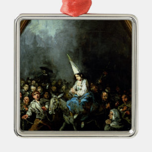 A Woman Damned by The Inquisition Metal Ornament