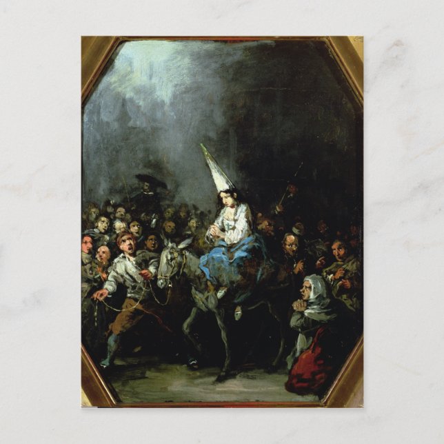 A Woman Damned by The Inquisition Postcard (Front)
