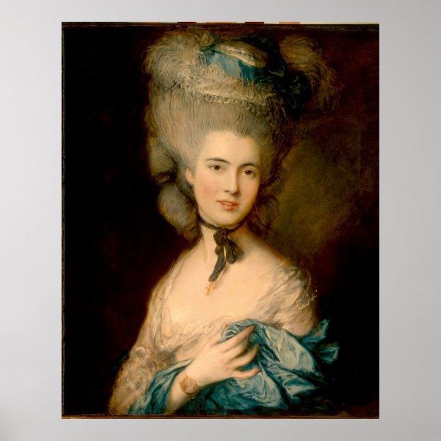 A Woman in Blue Poster (Front)