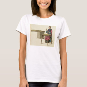 A Woman Preparing Tea, plate 21 from 'The Costume T-Shirt
