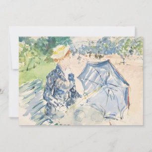 A Woman Seated at a Bench Berthe Morisot