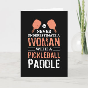A Woman with a Pickleball Paddle Gift Card