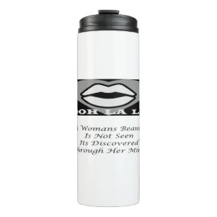 A Womans Beauty message poem feature               Thermal Tumbler