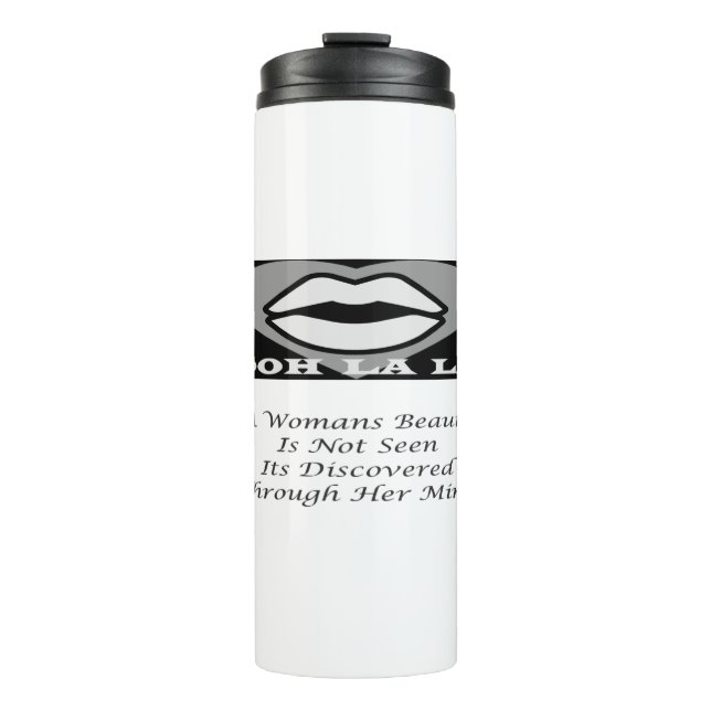 A Womans Beauty message poem feature               Thermal Tumbler (Front)