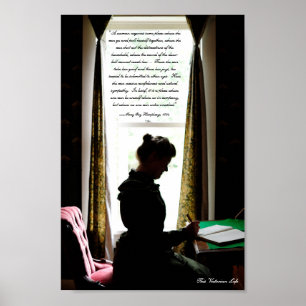 A woman's den—Victorian quote Poster