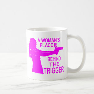 A WOMAN'S PLACE COFFEE MUG