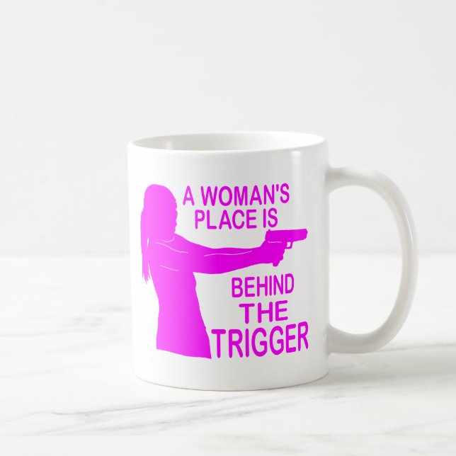 A WOMAN'S PLACE COFFEE MUG (Right)