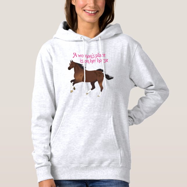 A Woman's Place Hoodie (Front)