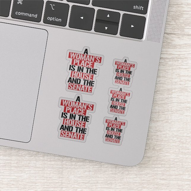 A woman's place is in the house and the senate (Detail)