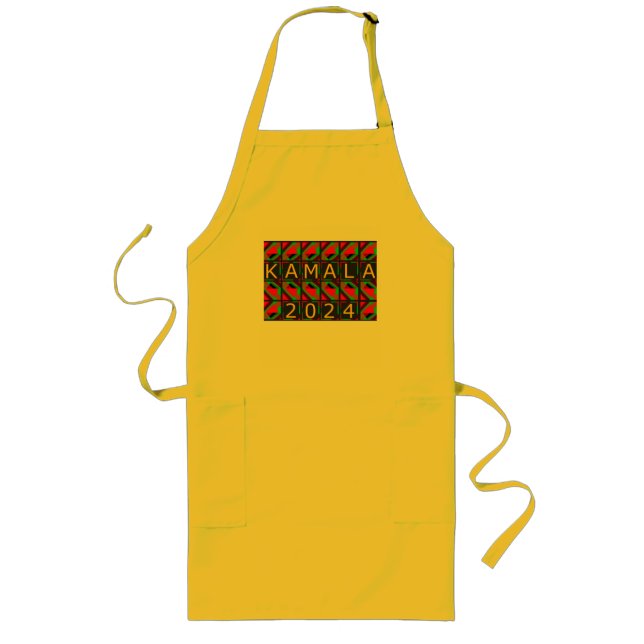 A Woman's Place is in The WHITE House! Long Apron (Front)