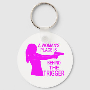 A WOMAN'S PLACE KEYCHAIN