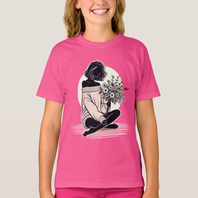 A Woman's Quiet Reflection T-Shirt (Front)