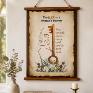 A Woman's Success Hanging Tapestry