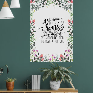 A Women With All Sons Poster