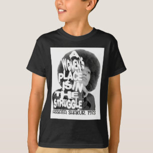 A Women's Place- Ata Shakur Sticker  T-Shirt
